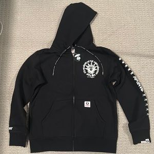 Bape zip-up hoodie
